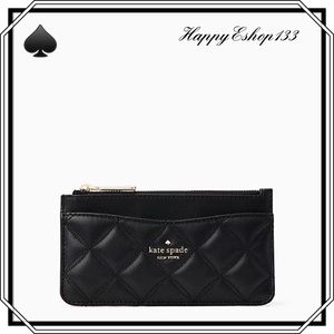 ♠️ kate spade ♠️ Natalia Smooth Quilted Large Slim Card Holder